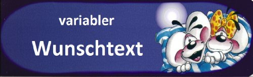Namensschild Maus Diddl selbst konfigurieren, gestalten und personalisieren Wandschild Türschild Aluminiumschild Comic-Figuren Cartoon als individuelle Geschenkidee Nummernschild