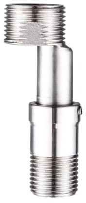 Brazo de ducha extensible, flexible y práctico, extensión de cabezal de ducha, articulación giratoria de 360 grados, instalación simple (A)