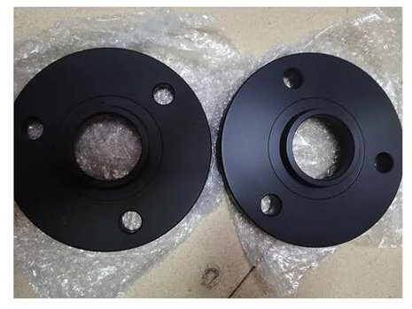 HRQCTIM Für Smart Für Cabrio (450) Für City-Coupe (450) Für FORTWO Für Cabrio (450) 2 Stück 15/20 Mm Spurverbreiterung PCD 3-112 CB 57.1 Spurverbreiterung Auto Spurverbreiterungen(Schwarz,2PCS 20mm)