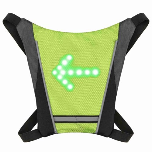 Keenso Controller Montagebasis, LED -Blinker -Bike -Pack USB -Wiederaufladbarer Reflektierender -Befestigungsclip mit Fernbedienungs -LED (Yellow