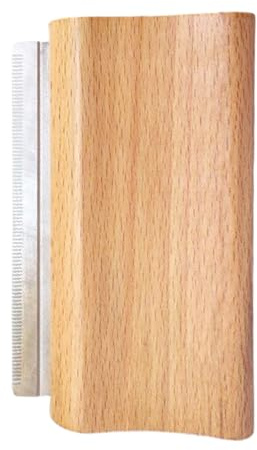 Hundeenthaarungsbürste,Hundehaar Entferner | Holz-Entwirrkamm Für, Katze & Heimische Pflege