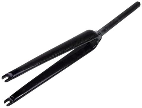 SQIANKUN Fahrradgabel 700C 25,4mm Racing Road Fahrrad Glanz Matt Voll Carbon Fibre Gabel Track Fixed Gear Bike Vorderradgabel Carbon Harte Gabel Federgabel(Matt Finish UD)