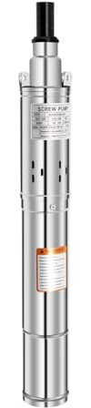 Bomba Sumergible For Pozo Profundo De 250 W, Tornillo, Compatible Con Arena, Acero Inoxidable, For Jardín Y Granja, For Suministro Agua Bomba Sumergible