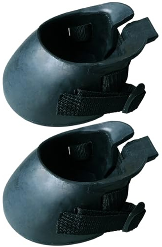 1 Pair Hoof Boots for Horses - Rubber Protective Sturdy Portable Thick Hoof Boots for Wound Management, Laminitis, Abscess (Size L)