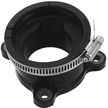 Gogogmee Flangia del Collettore di Aspirazione per Motore Moto, Manicotto in Lega e Plastica Resistente con Anello di Tenuta, Sostituzione Soffietto Carburatore per Migliorare Flusso D’aria
