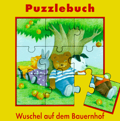 Wuschel auf dem Bauernhof. Puzzlebuch