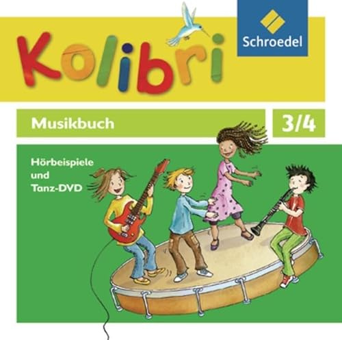 Kolibri - Musikbücher: Allgemeine Ausgabe 2012: Hörbeispiele und Tanz-DVD 3 / 4
