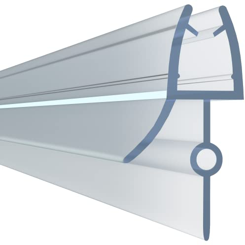 HNNHOME Bath Shower Screen Door Seal for 4-6mm Glass Up to 28mm Gap (Straight)