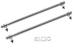Smeg Rail + logo Smeg KITKCX-2 Argent