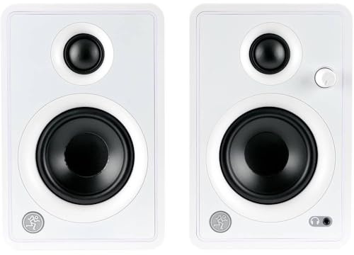 Mackie CR Active 50W 3 Altavoces de Monitorización Activos CR (Pareja) - Blanco Edición Limitada