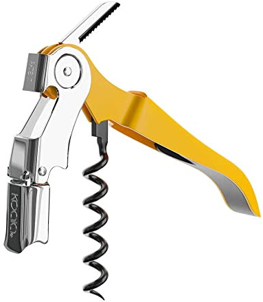 Koala Spain Cavatappi AC a due tempi, con molla articolata, colore giallo