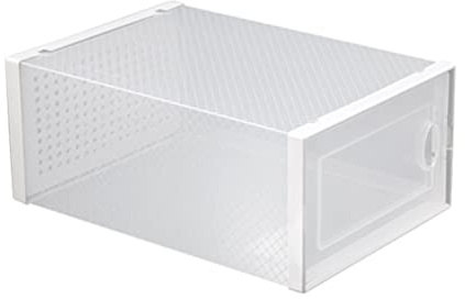 Cabilock Contenitore Per Scarpe Trasparente Organizer Per Scarpe Sovrapposta Foro Rotondo Materiale Di Qualità e Durevole