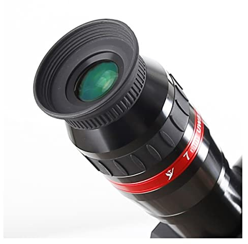 JUIYU Telescope Accessory Set Eyepiece 82 Degree 4mm 7mm 16mm Ultra Wide Angle 1.25inch Telescope Photography Telescope Camera (Color : 7mm)