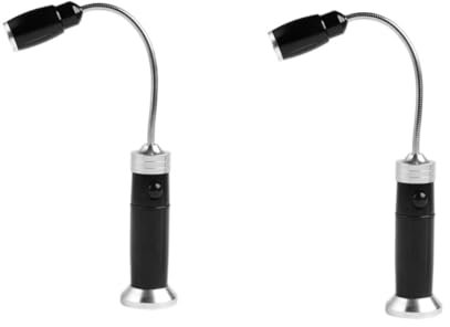Uonlytech 2 Piezas Linternas Led Linterna Magnética Linterna Led Flexible Linterna Flexible Linterna De Cuello Flexible Dirigió Luz De La Parrilla