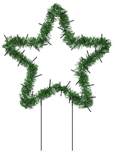 vidaXL Julstjärna 3 st med spett 50 LEDs 29 cm, juldekoration, juldekorationer, jul prydnad, jul dekoration, julprydnad, julprydnader, jul prydnader