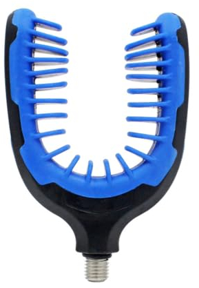 PHCOZY 1 Pcs Rod Rest U-Form Angeln Zubehör Halter Kunststoff Gummi Butt Rests Back Rests für alle Arten von Angelruten