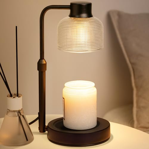 KLL Candle Warmer Lamp with Timer: Mothers Day Gifts, Gifts for Mom, Birthday Gift for Women - House Warming Gift New Home Decor - Wax Melt Warmer for Scented Jar Candles