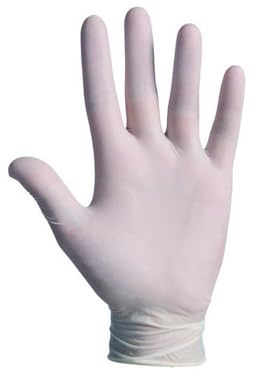 CF GUANTI MONOUSO IN LATTICE SENSITIVE CF.100 PZ. Col. Bianco tg. 6,5/7 (S)