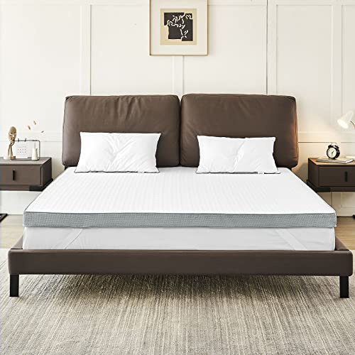 Vesgantti Topper 140x200cm, 7,5cm Gel Matratzentopper 2 Härtegrade H3&H2 mit Abnehmbarem und Waschbarem Bezug, Hautfreundliche Matratzenauflage für Boxspringbett, Sofa