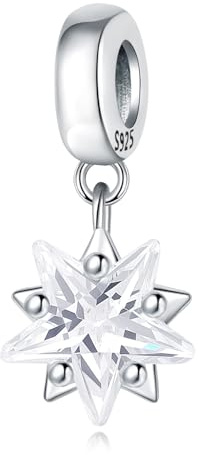 PANPOKI Charms Cœur Argent 925 – Infirmière avec, Couronne avec, Mère et Fille enlacées | Perles Compatibles pour Bracelets et Colliers | Pochette Velours + Chiffon
