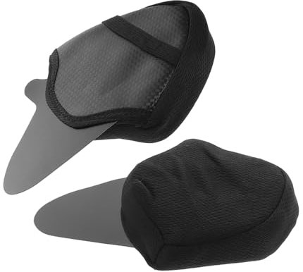 MAGICLULU 2 Stück Motorradhelm Ohrpolster Aus Stoff Vollflächiger Gehörschutz Und Windschutz Ohrwärmer Für Radfahrer Einfache Montage Helmzubehör Für Komfortable Fahrt