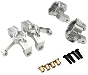 GTVNPOA per FMS per Rochobby 1941MB Willis Climber 1/6 Coppa Sterzo in Metallo C per Sedile RC Car Accessori di Aggiornamento Sostituisci Parti Modificate Rc Coppa Sterzo(Silver)