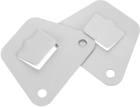 PartyKindom Wall-Mounted Fan Bracket Heavy Duty Stainless Steel Holder with Fastening Screws Space Saving Design for Easy Installation of Home Office Fans