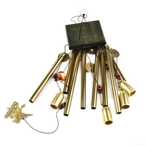 Carillon éolien en métal pour une utilisation en extérieur pour créer une atmosphère paisible dans votre jardin