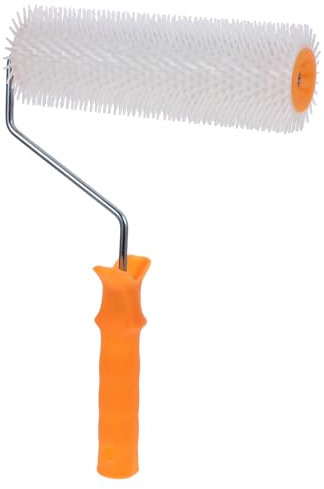 Operitacx Roller Brush for Self Leveling Spiked Screed Paint Brush Tool Vent Spiked Roller Design for Painting Surfaces