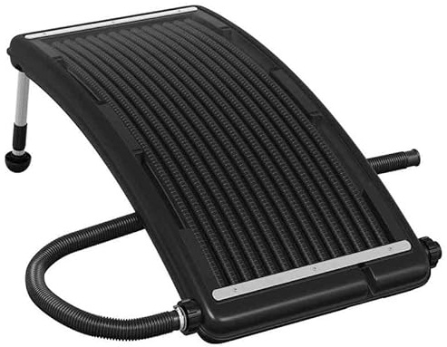 Pannelli riscaldanti a energia solare curvi per piscina, 2 pezzi, 110 x 65 cm, riscaldamento a risparmio energetico per riscaldamento rapido, durevoli ed ecologici