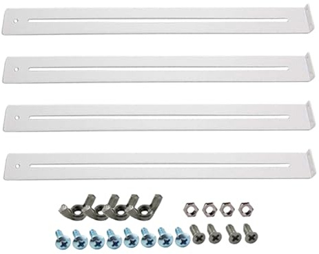 Dresser Drawer Repair Kit,Heavy Duty Quick Release Hardware - Kitchen Drawer Repair Replacement Kit | for Furniture Kitchen Cabinet Wooden MDF Chipboard Home Office