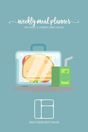 Weekly meal planner for school and summer camp lunches | OmieLife OmieBox Bento Lunch Box: DOWNLOADABLE FREE BONUS Lunch cute Notes PDF + Grocery ... meal planner for BENTO BOX COLLECTION)