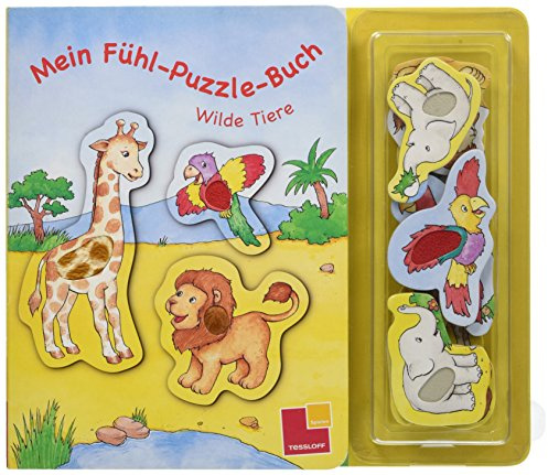 Mein Fühl-Puzzle-Buch. Wilde Tiere