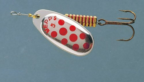 Spinner - Mepps Comet Decorée silber/rot Gr.2 - 4,50g