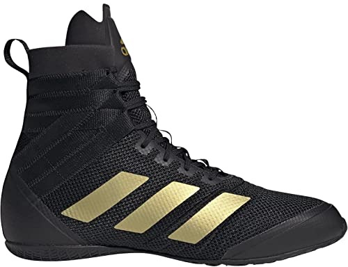 adidas Speedex 18 - Scarpe da Boxe Uomo, Nero (Schwarz/Gold Schwarz/Gold), 44 EU