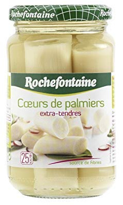 ROCHEFONTAINE - Coeurs De Palmiers Extra Fins 340G - Lot De 3 - Vendu Par Lot