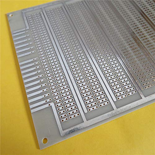 2stk 11.7x16.8cm 2-3er Joint Hole Fiberglass FR4 Punktraster Lochraster Platine Streifenraster DIY Platine Veroboard Stripboard Prototype Paper PCB Leiterplatte KITs Experiment DIY Circuit Board