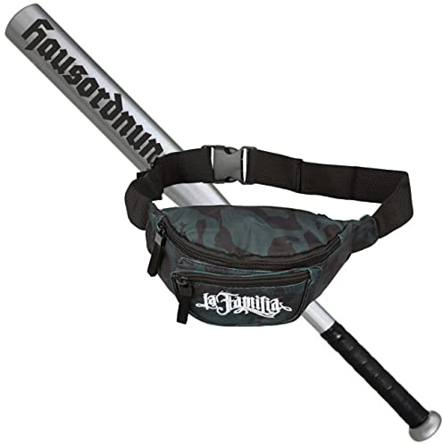 Spass kostet Sportset Baseballschläger mit Tasche für Baseball Hausordnung Schwarz Aluminium 26 Zoll