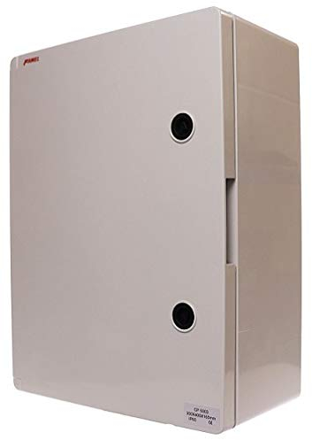 Famel - Hermetisches Gehäuse für Elektrizität - Elektrische Schaltanlage - Elektrokasten mit Montageplatte - Schützt Elektrizität - IP65 (600x800x260mm) - Hellgrau - ABS - Aufputzmontage - Wasserfest
