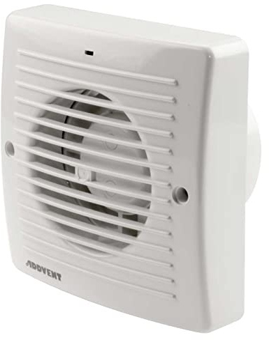 Addvent AVX100TN Axial Extractor Fan 100mm (Timer Model), White