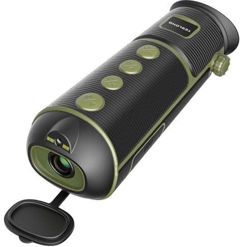 TESLONG TTS260 Thermal Imaging Monocular 256x192, IR Night Vision 25Hz,4X Digital Zoom, 8 Color Palettes, Hotspot Tracking, 32GB, USB-C FileTransfer for Hunting, Patrol, Search & Rescue
