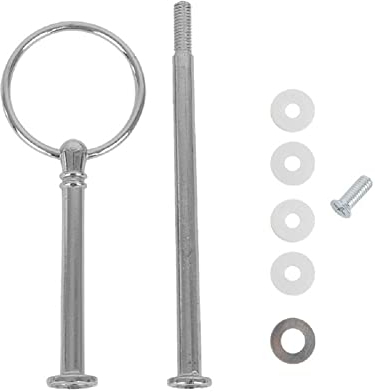 per 1PCS 2/3 Strati Piatto Della Torta Del Basamento Maniglia Montaggio Hardware Rod Oro Argento