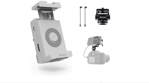 Accsoon SeeMo Adaptador de monitoreo de transmisor de Video HDMI a USB/iOS para iPad/iPhone/Cámaras para Monitor/grabación/transmisión en Vivo. (Versión M1 iOS)