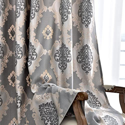 MANQILE Moderner einfacher Jacquard-Fenstervorhang, Raumdekoration, Vorhänge für Wohnzimmer, Esszimmer, Schlafzimmer