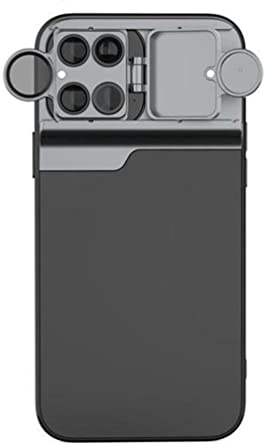 Funda para iPhone 14 Pro Max / 14 Plus, funda para teléfono móvil con objetivo macro 30X -CPL gran angular 180° lente ojo de pez - 2 teleobjetivos (5 en 1 para iPhone 14 Pro Max)