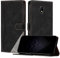 Netany Case Compatible with Samsung Galaxy J330 / J3 2017, Flip PU Leather Cover with Magnetic Kickstand Card Holder [Shockproof TPU] for Galaxy J330 (Black)