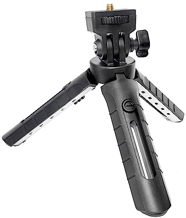MT-01 Extendable Leg Mini Tripod for Cameras and Speedlites - 1/4 Thread, Adjustable Extendable Legs (21cm), High Load Capacity, Lightweight and Portable