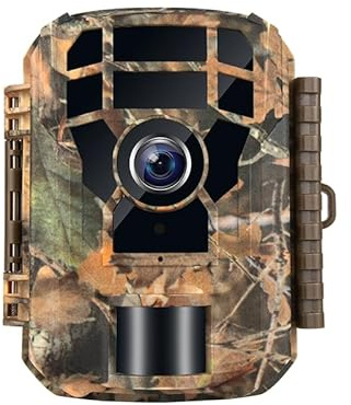 Renyn Creek, Cámara de Caza, 24MP HD Cámara Caza Nocturna con 940nm IR LED Invisible, pequeño tamaño, 4 Pilas AA, Impermeable. Incluye Tarjeta SD 32GB