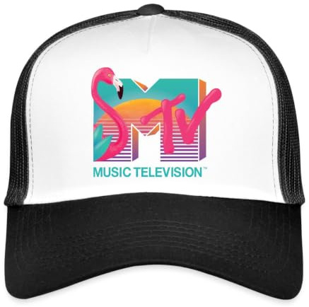 Spreadshirt MTV Music Television Flamingo-Logo Trucker Cap