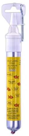 Gold Label One Shot Black Underwater Pond Aquarium Instant Tank Sealant 80ml